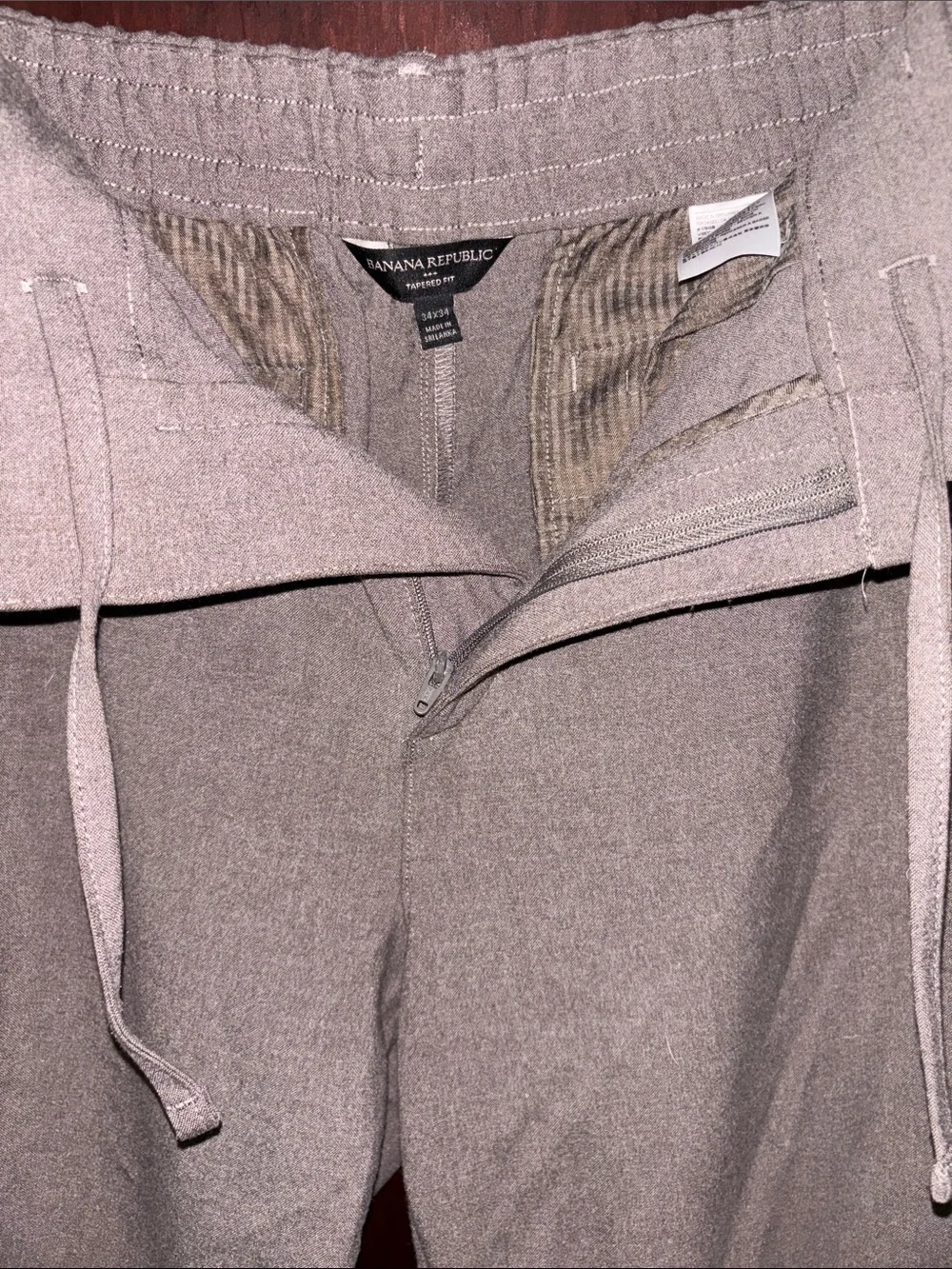 Banana Republic Men's Tapered Fit Dress Pants